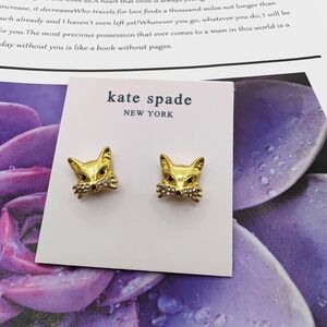 Kate Spade fox earrings